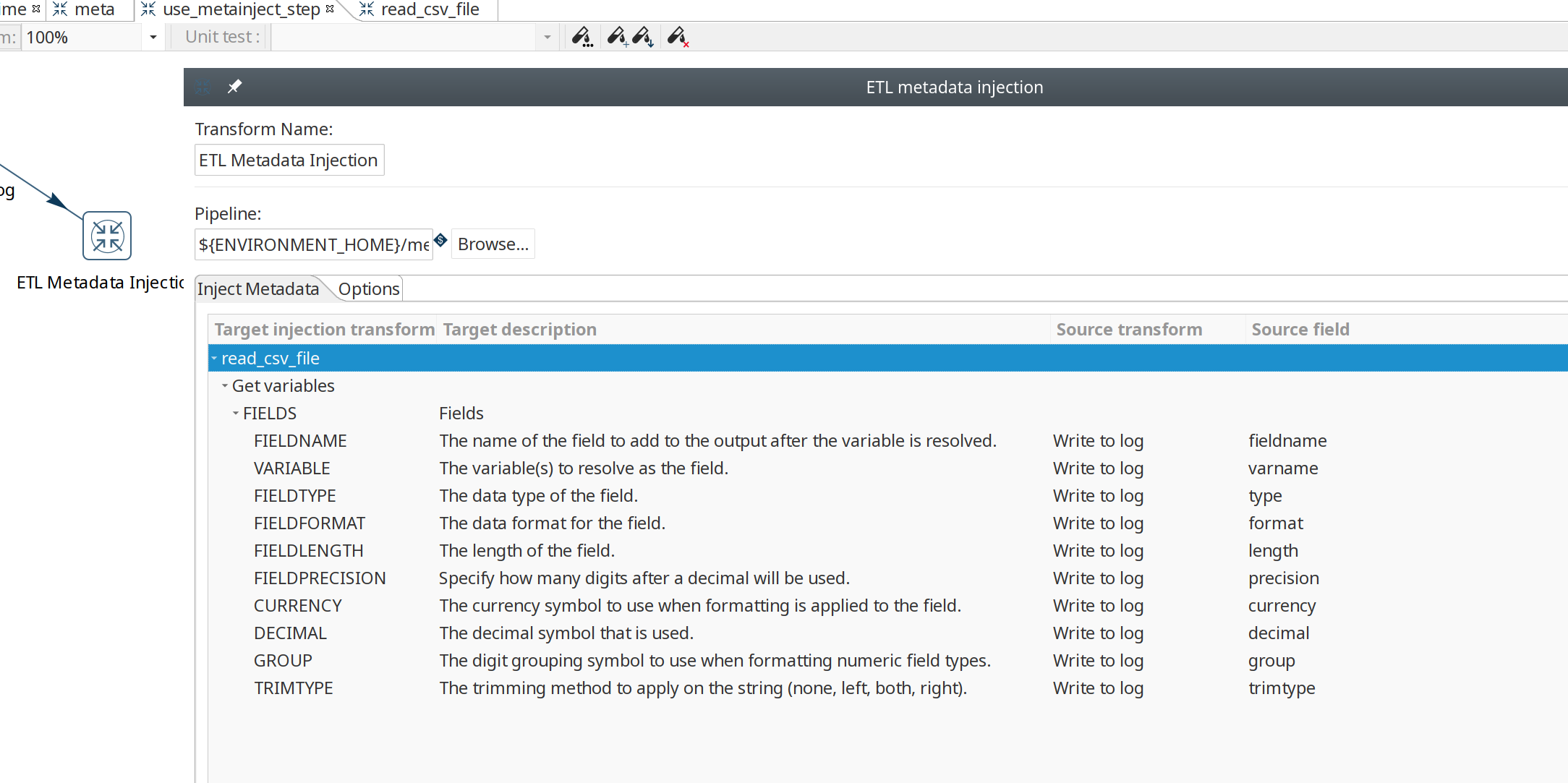 Metadata Injection