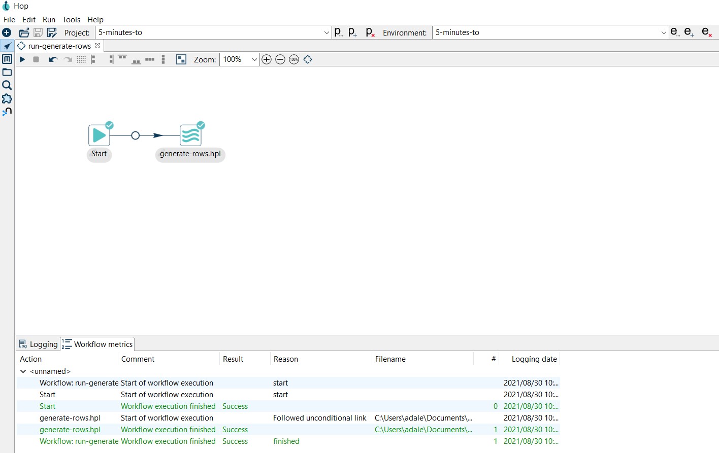 workflow metrics