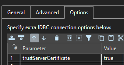 MS SqlServer connection example