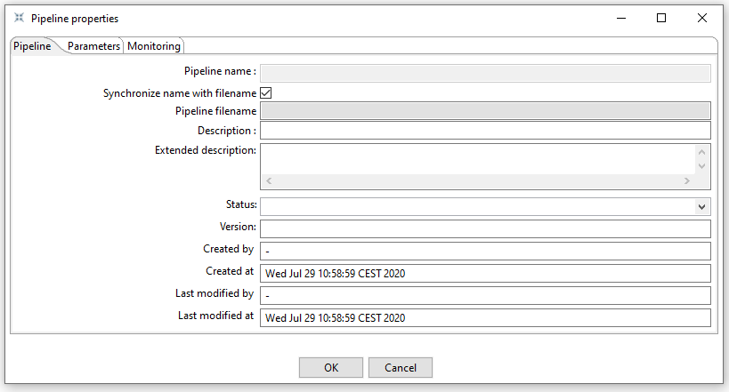 Pipeline properties