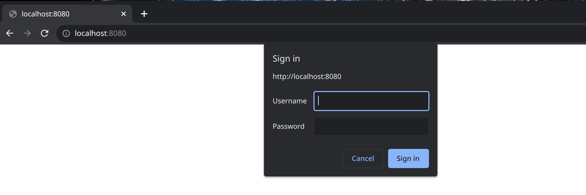 Hop Web with basic authentication