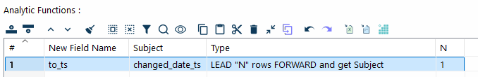 Analytic Query: to_ts leads changed_date_ts by one row
