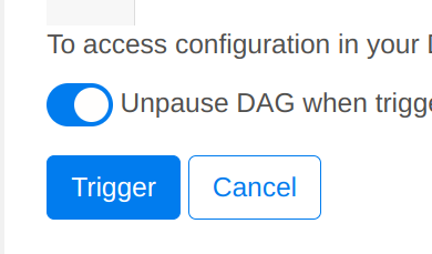 Apache Airflow - trigger DAG with config
